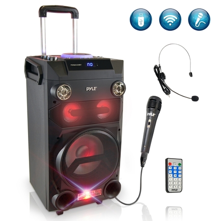 PYLE Portable Bt Karaoke Speaker System PWMA335BT.5
